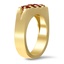 Four Stone Garnet and Diamond Wedding Ring, smallview