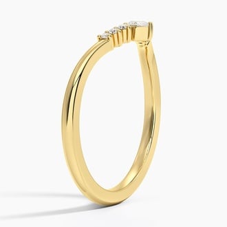 Petite Lunette Contour Diamond Ring (1/10 ct. tw.)