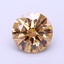 1.26 Ct. Fancy Light  Brown Round Lab Grown Diamond