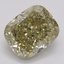 2.02 Ct. Fancy Brownish Yellow Cushion Diamond