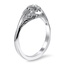 The Tambra Ring, smalltop view on a hand