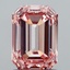 1.51 Ct. Fancy Intense  Pink Emerald Lab Grown Diamond