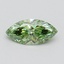 0.72 Ct. Fancy Vivid Green Marquise Lab Grown Diamond