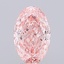 3.07 Ct. Fancy Vivid Pink Oval Lab Grown Diamond