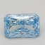 1.58 Ct. Fancy Vivid Blue Radiant Lab Grown Diamond