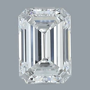 Emerald diamond — real photo
