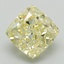 1.78 Ct. Fancy Light Yellow Cushion Lab Grown Diamond