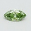 0.56 Ct. Fancy Vivid Green Marquise Lab Grown Diamond
