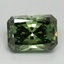 3.07 Ct. Fancy Vivid Pacific Green Radiant Lab Grown Diamond