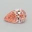 0.41 Ct. Fancy Vivid Pink Pear Lab Grown Diamond