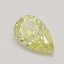 0.36 Ct. Fancy Yellow Pear Diamond