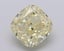 3.07 Ct. Fancy Intense Yellow Cushion Lab Grown Diamond