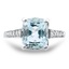Retro Aquamarine Cocktail Ring