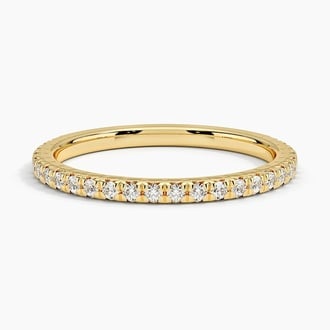 Sonora Three-Quarter Coverage Diamond Ring (1/4 ct. tw.) in 18K Yellow Gold