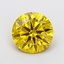 2.20 Ct. Fancy Vivid  Yellow Round Lab Grown Diamond