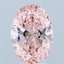 3.23 Ct. Fancy Vivid Pink Oval Lab Grown Diamond