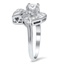 The Kasandra Ring, smalltop view on a hand