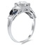 The Sieva Ring, smalltop view on a hand