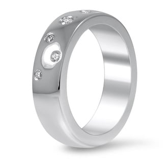 Custom Flush-Set Diamond Band