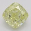 1.26 Ct. Fancy Yellow Cushion Diamond