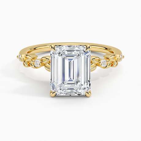 Leaves and Buds Diamond Ring