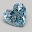 2.03 Ct. Fancy Intense Blue Heart Lab Grown Diamond