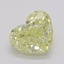 0.51 Ct. Fancy Yellow Heart Diamond