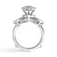 Arcing Triple Band Diamond Ring, smallview