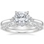 Platinum Melody Diamond Ring with Marseille Diamond Ring (1/3 ct. tw.)