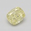 1.02 Ct. Fancy Yellow Cushion Diamond