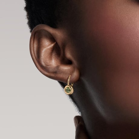 Andrea Pacific Green Lab Diamond Drop Earrings