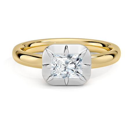 Harper Mixed Metal East-West Diamond Ring