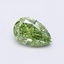 0.70 Ct. Fancy Green Pear Lab Grown Diamond