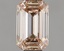 1.06 Ct. Fancy Light Pinkish Orange Emerald Lab Grown Diamond