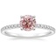 18K White Gold Ballad Three-Quarter Coverage Diamond Ring (1/4 ct. tw.), smalltop view