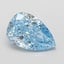 1.01 Ct. Fancy Vivid Blue Pear Lab Grown Diamond