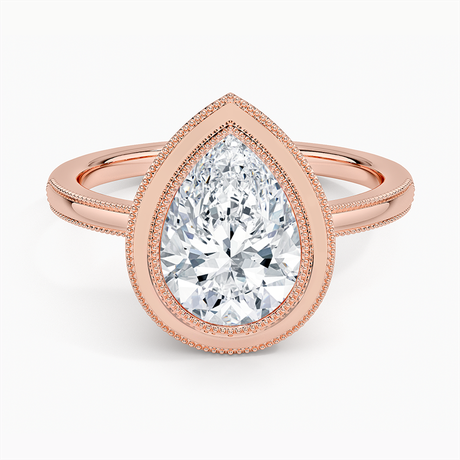 14K Rose Gold Blair Bezel Ring