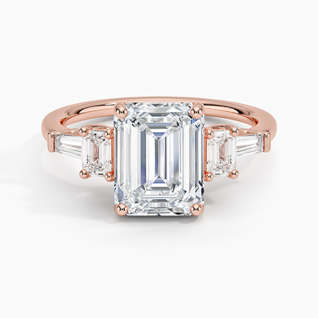 14K Rose Gold Cleo Five Stone Diamond Ring