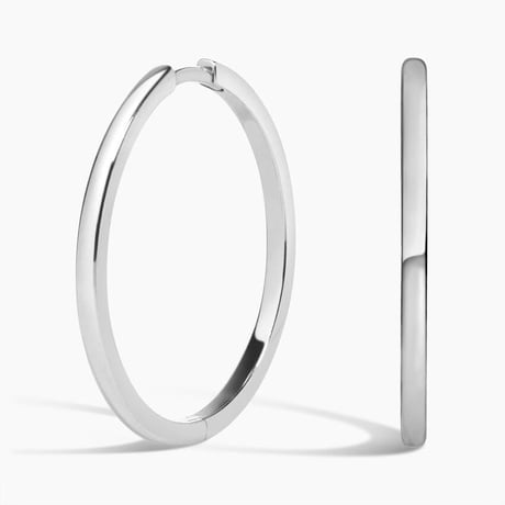 1.6mm Small Perfect Flat Hoop Earrings