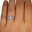 The Falcon Ring, smallzoomed in top view on a hand