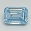 4.02 Ct. Fancy Intense Blue Emerald Lab Grown Diamond