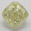 3.03 Ct. Fancy Yellow Cushion Diamond