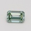 0.73 Ct. Fancy Intense Green Emerald Lab Grown Diamond
