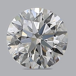 Round diamond — real photo