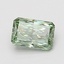 1.51 Ct. Fancy Vivid Green Radiant Lab Grown Diamond