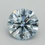 1.41 Ct. Fancy Intense Blue Round Lab Grown Diamond
