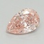 1.02 Ct. Fancy Vivid Pink Pear Lab Grown Diamond