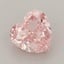 1.59 Ct. Fancy Vivid  Pink Heart Lab Grown Diamond
