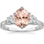 18K White Gold Hudson Engraved Three Stone Diamond Ring (1/3 ct. tw.), smalltop view
