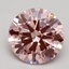 2.50 Ct. Fancy Intense Pink Round Lab Grown Diamond